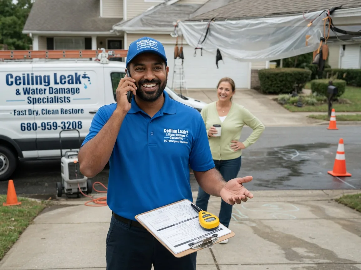 Ceiling Leak Cleanup Kennett Square, PA FAQs